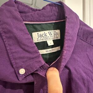 Jack Wills Deep Purple Slim Fit Shirt